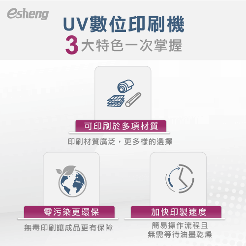 3 features of uv printer