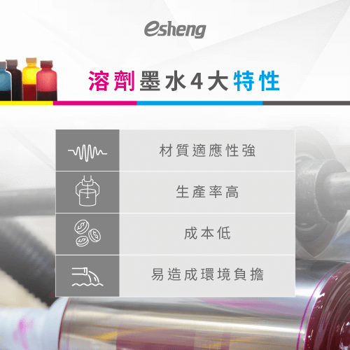 4 solvent ink features