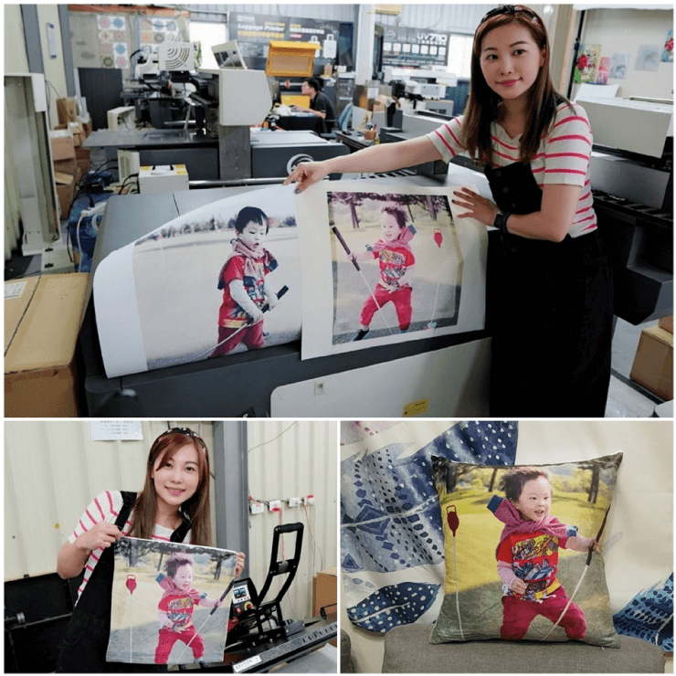 customized pillow printing complete