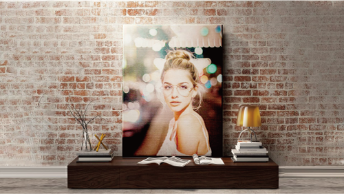 customized printing framless painting