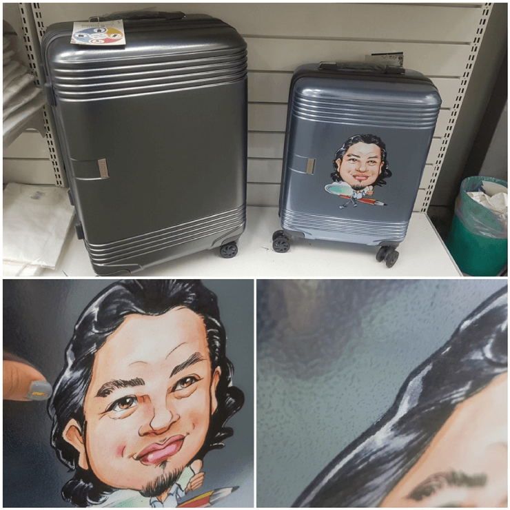 customized printing luggage