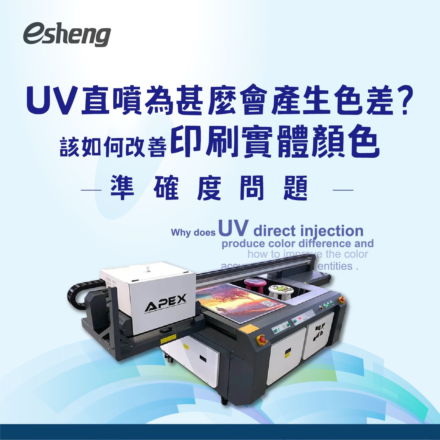 Why does UV direct injection produce chromatic aberration and how to improve the color accuracy 1 OG