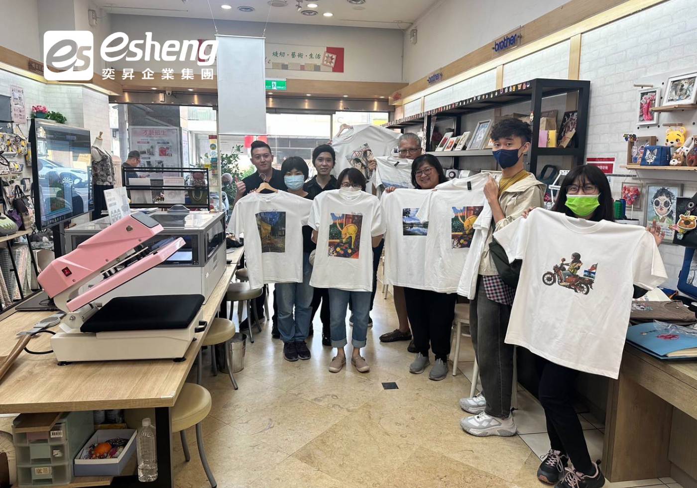 2025 秋季 喜佳x奕昇 刺繡與直噴聯名體驗活動 台中場