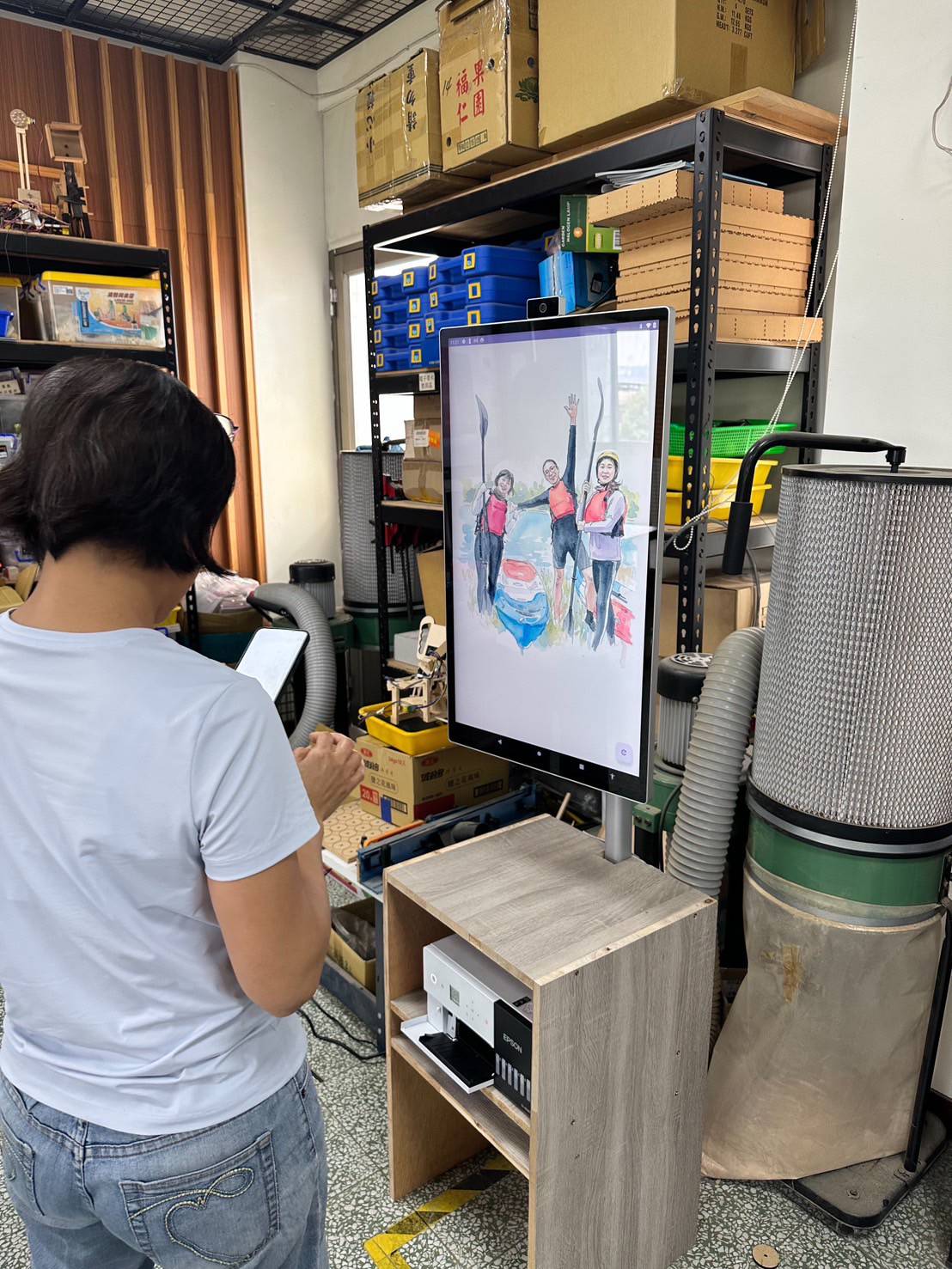 2026 春季 西苑國中科技中心 AI廣告機與xToolDTF體驗活動 2604 activity ai xtool 32