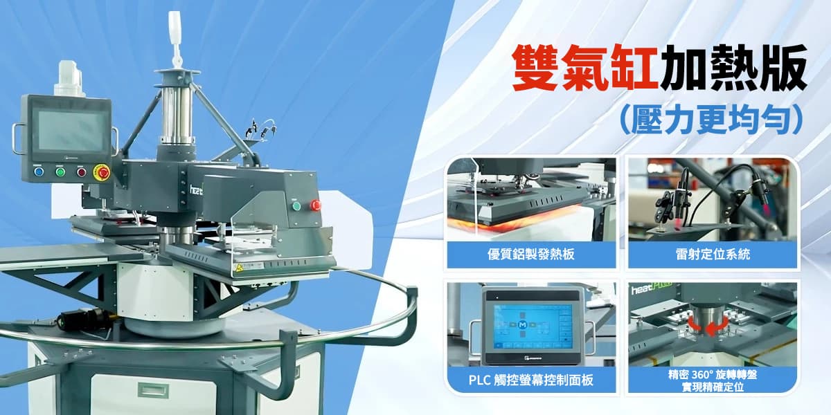 X4 四工位旋轉式熱轉印機 X4 四工位高產能旋轉式熱轉印機